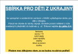 Žákovský parlament vyhlašuje sbírku pro děti z Ukrajiny